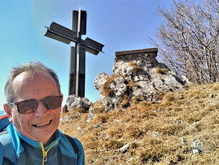 Cima Cornetti (1550 m) ad anello da Cornalba (Sentiero Partigiano)-24mar22-FOTOGALLERY